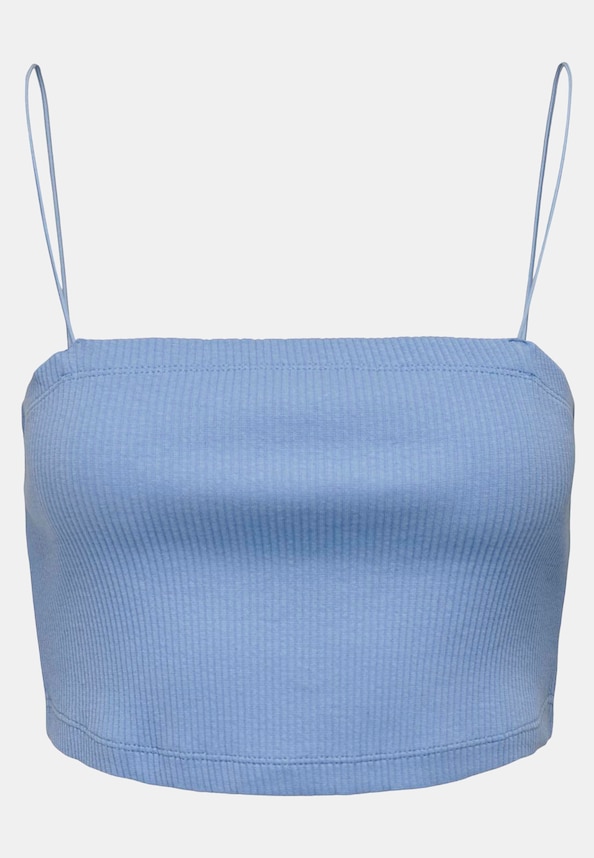 ONLY Damen Ribbed Crop Top-0