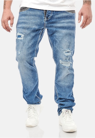 Rusty Neal Herren Destroyed Jeans-Hose