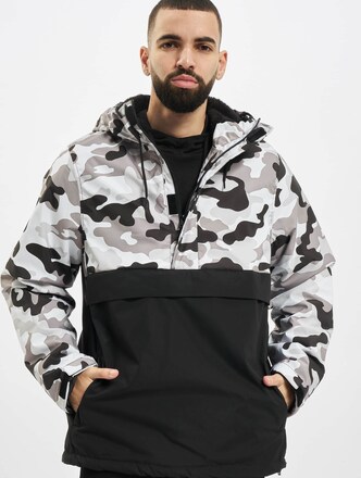 Camo Mix Pull Over Jacket