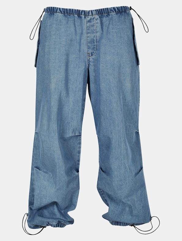 【SATIIIZ】Labon Parachute Denim Pants Parachute Jeans | DEFSHOP | 109972
