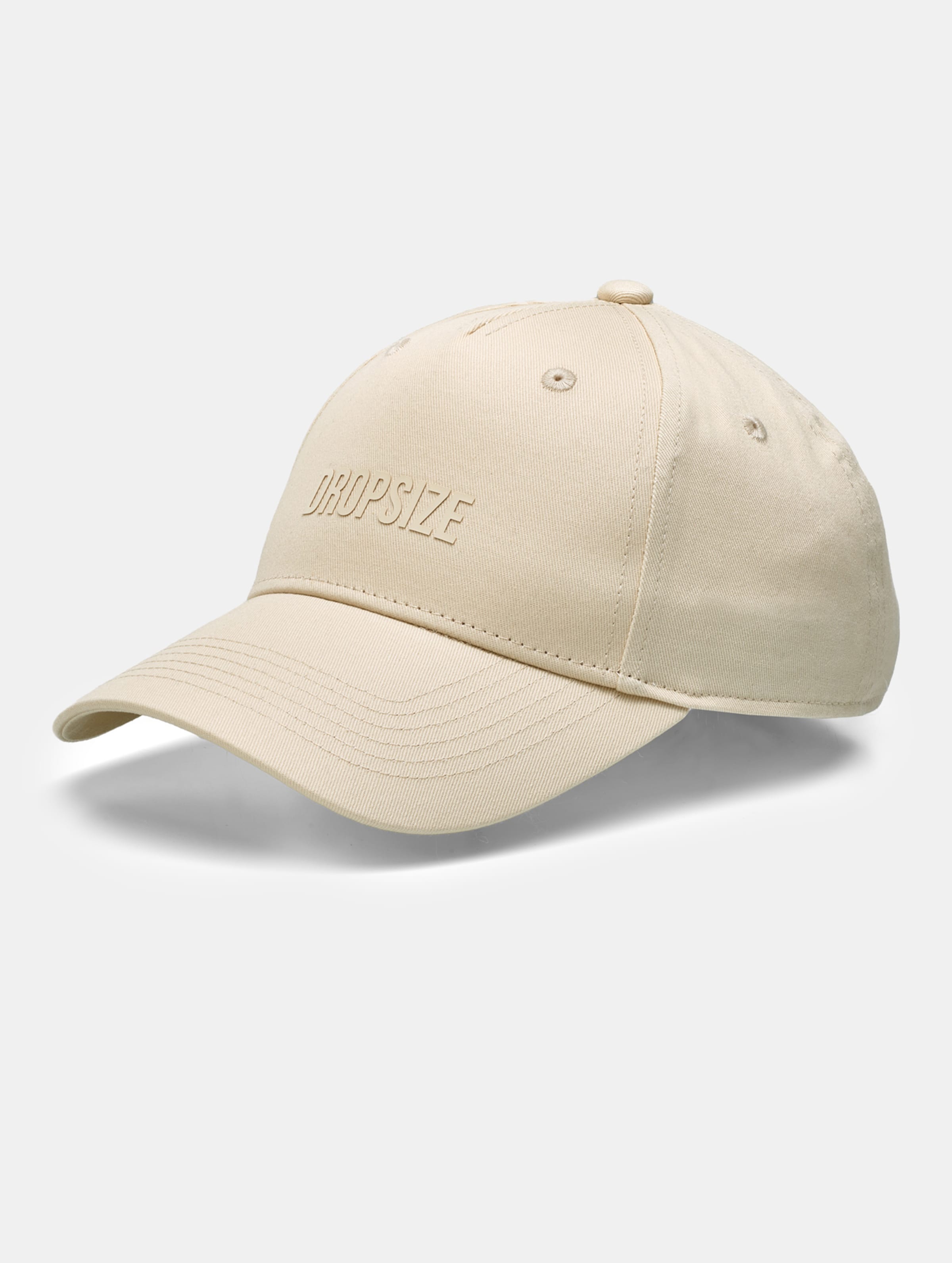 Dropsize Logo Snapback Caps Vrouwen op kleur beige, Maat ADJUSTABLE