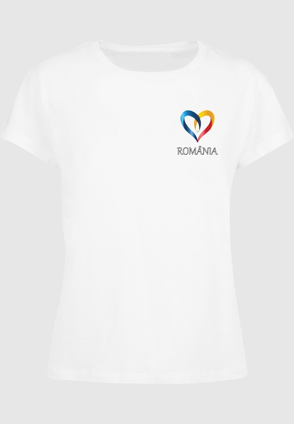 Ladies Merchcode Football - Romania T-shirt-2