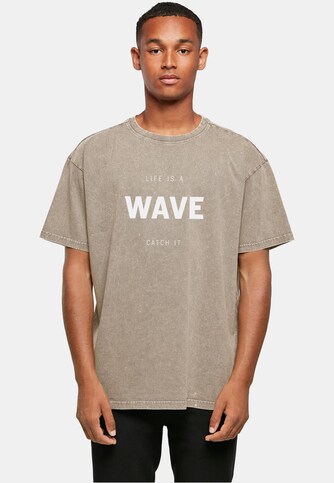 Summer - Life is a wave Acid Washed Oversize Tee