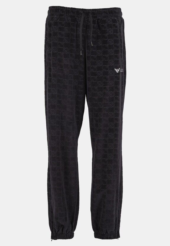 MONOGRAM VELOUR TRACK PANTS-4