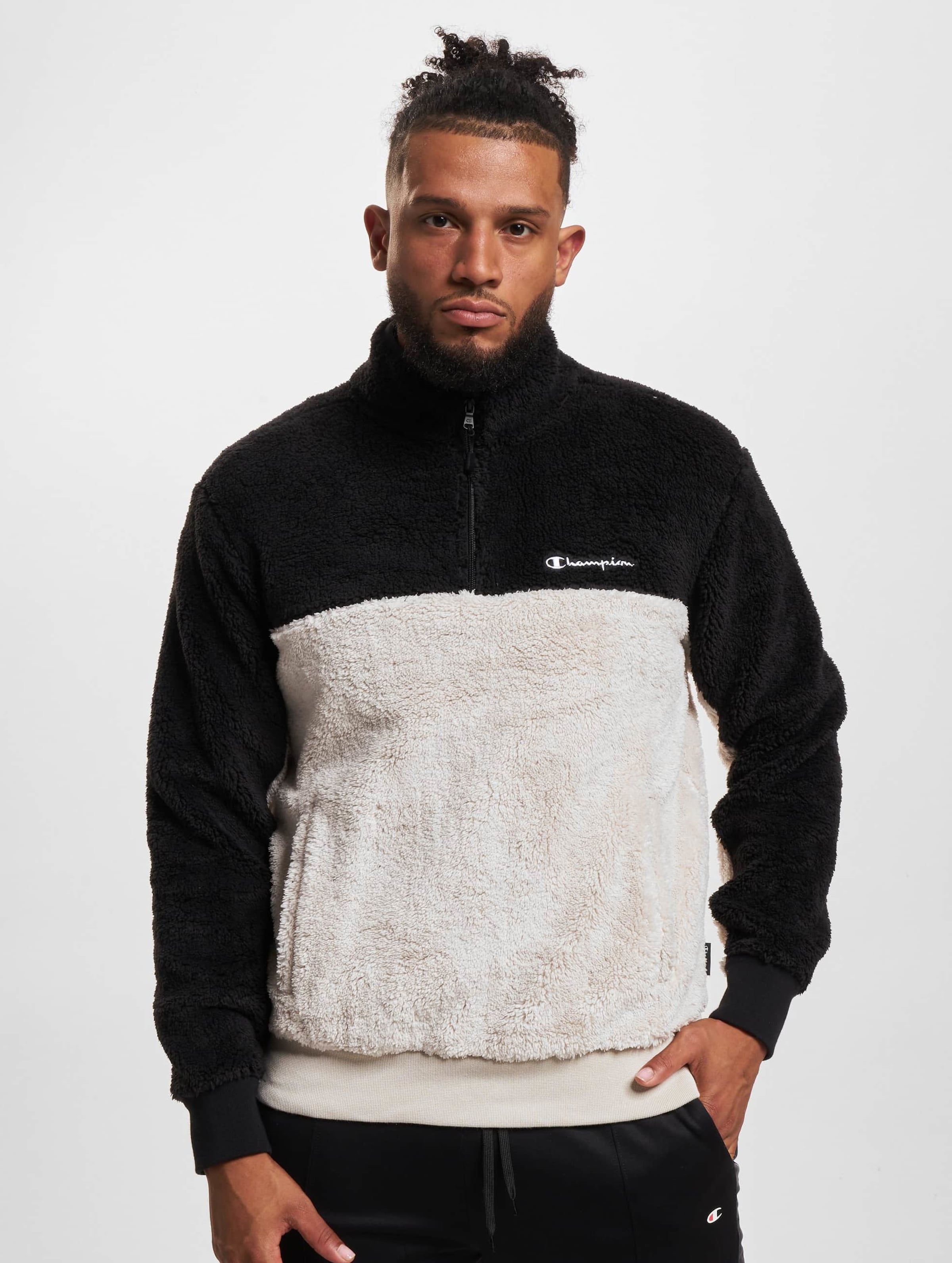 Champion half zip sweater high best sale