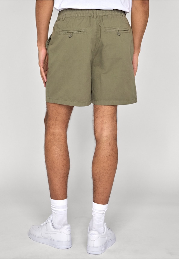 Bermuda Shorts With Elastic Waistband-1