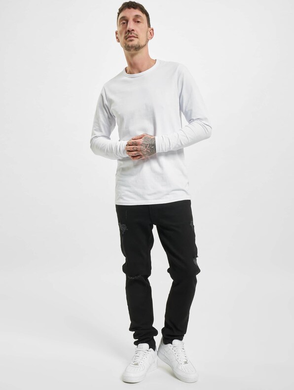 Denim Project Mr. Red Skinny Jeans Black-7