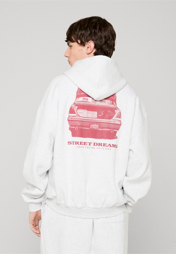 Slogan Oversized Hoodie-1