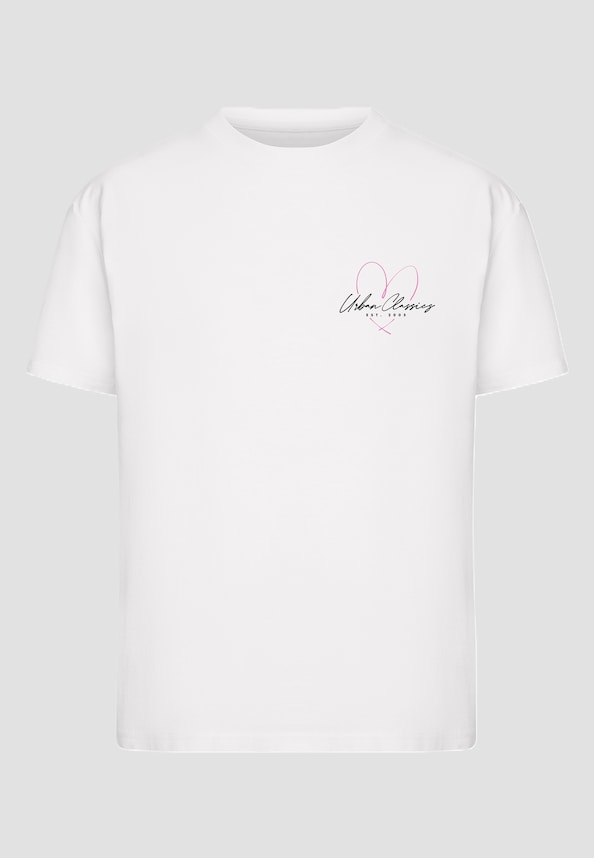 Ladies Urban Classic Heart Logo Loose Tee-3