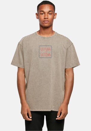 Frida Kahlo - Pixels viva la vida Acid Washed Heavy Oversize