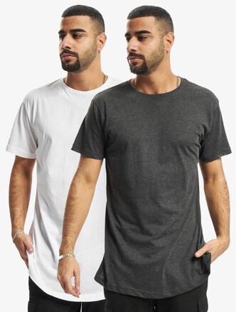 Pre-Pack Shaped Long Tee 2-Pack