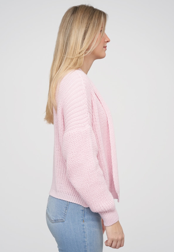 Open Oversized Knit Cardigan-3