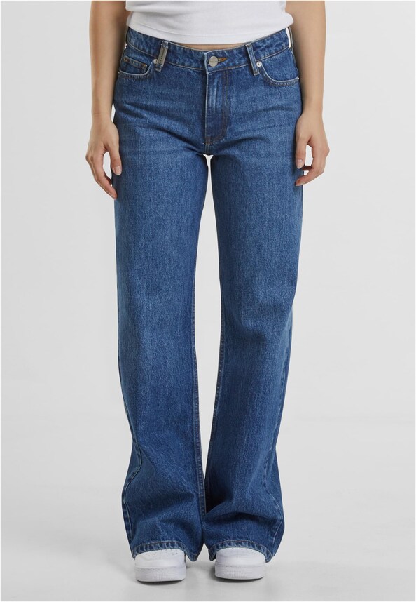 Teya Low Waist Basic Jeans-3