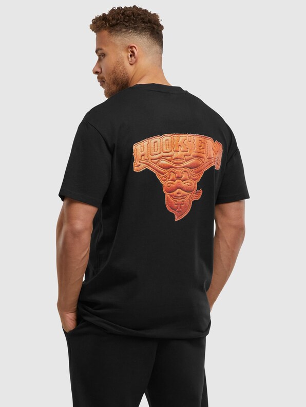 Mister Tee Upscale Texas Longhorns Leather Oversize Tee-1