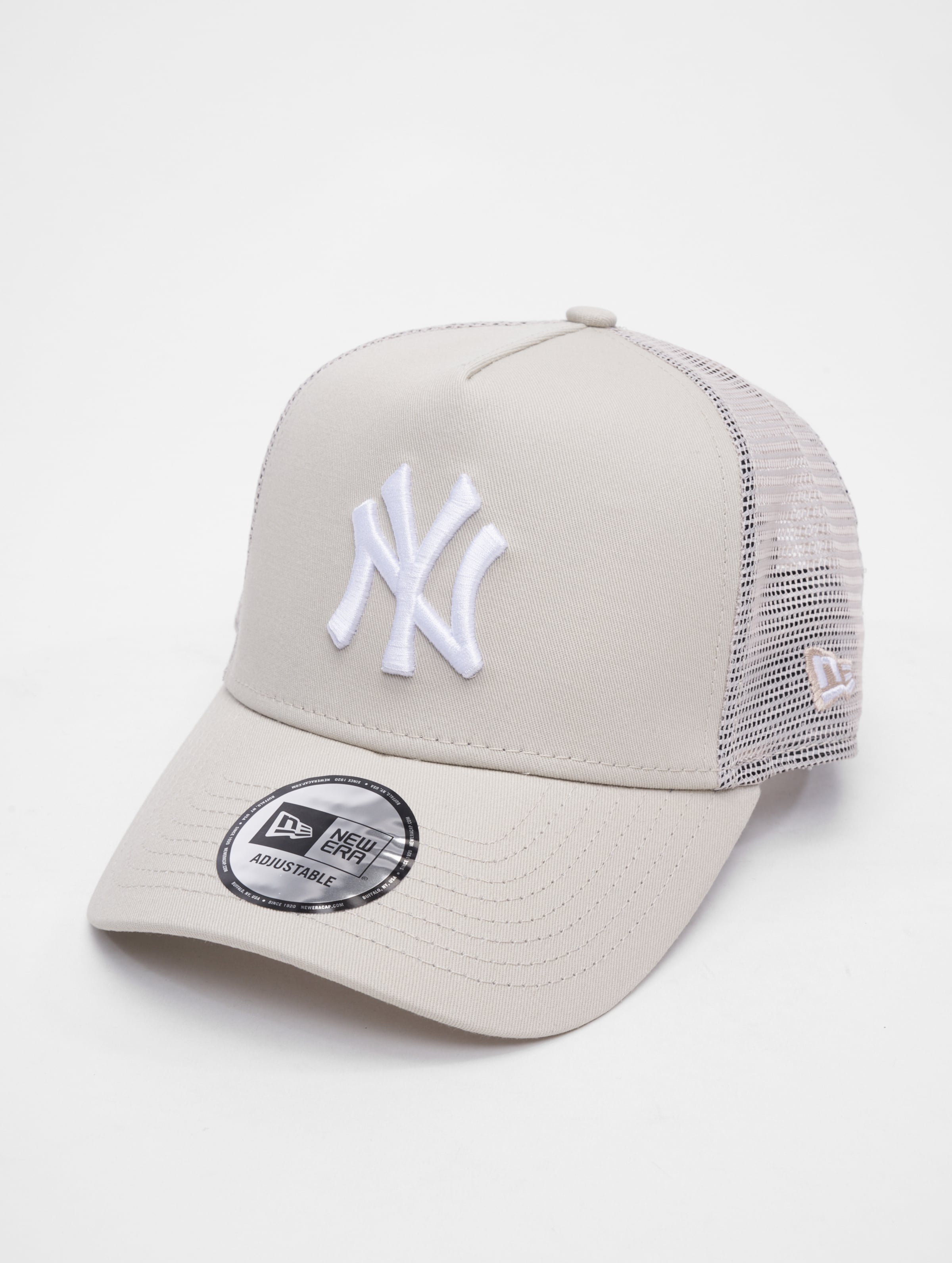 New Era - New York Yankees League Essential Light Beige A-Frame Trucker Cap