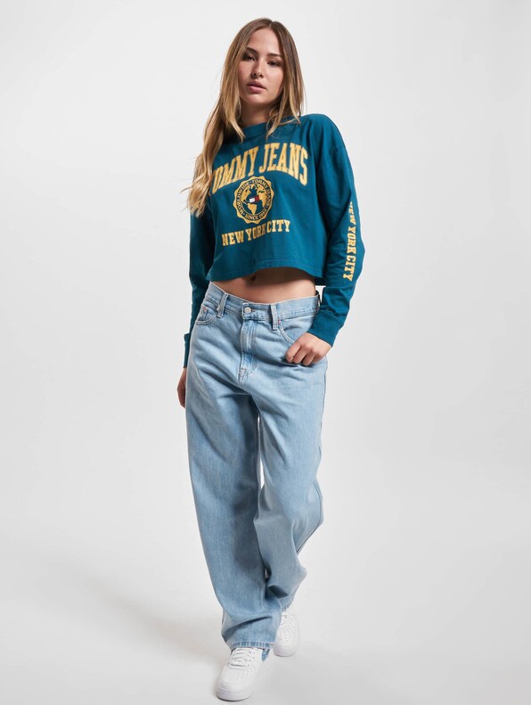 Tommy Jeans Crop College Logo-5