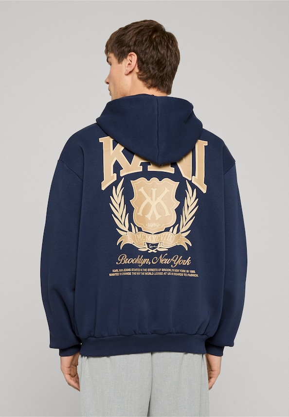 Kani Script Emblem Zip Hoodie-1