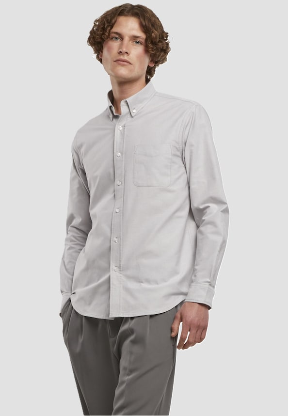 Button Up Oxford Shirt-0