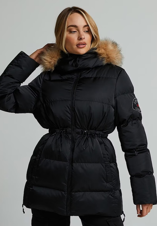 W VIRNA 2.0 MID LENGTH PUFFER PARKA JACKET-0