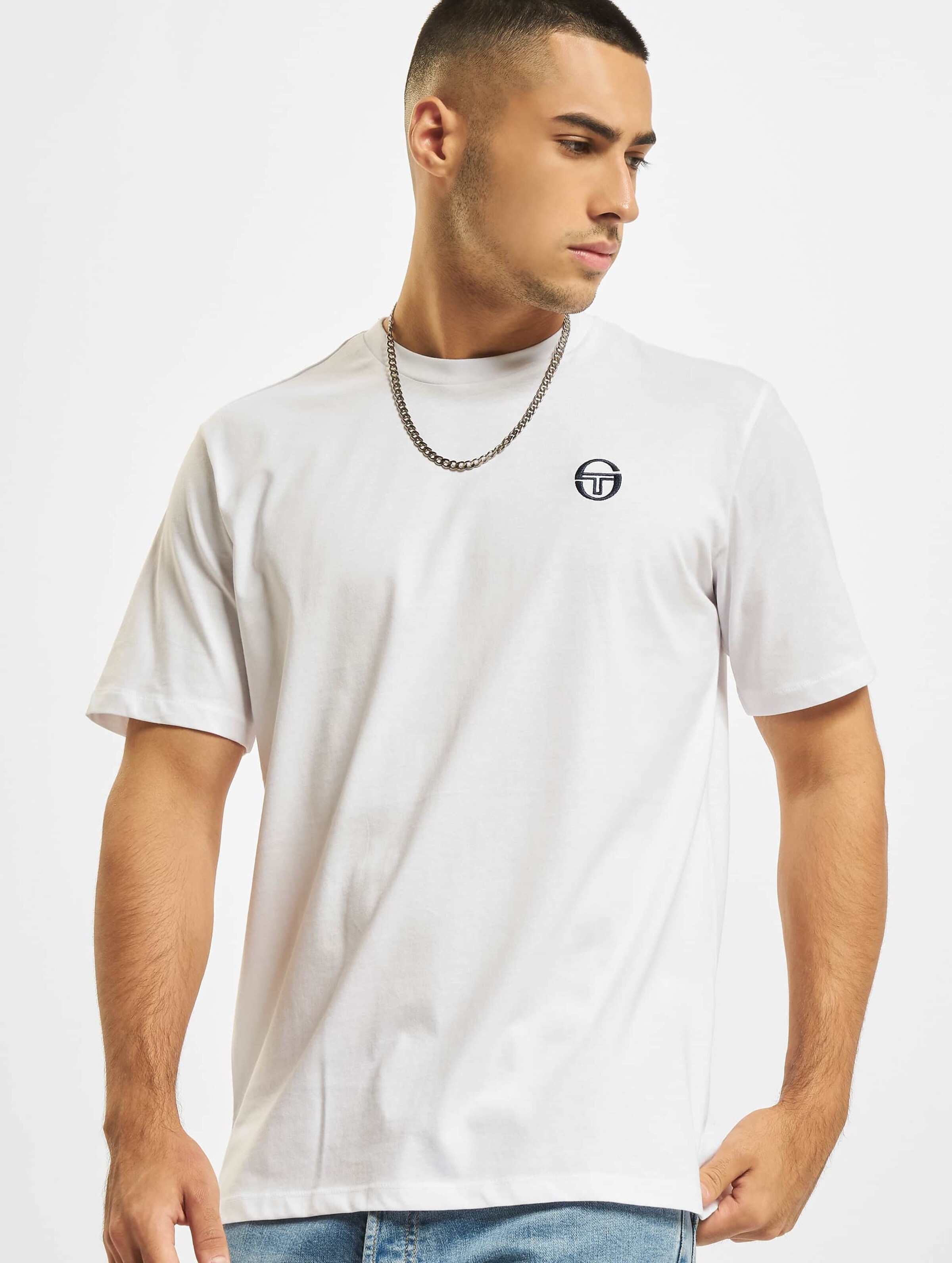 Sergio Tacchini T-Shirt Mannen op kleur wit, Maat XXL