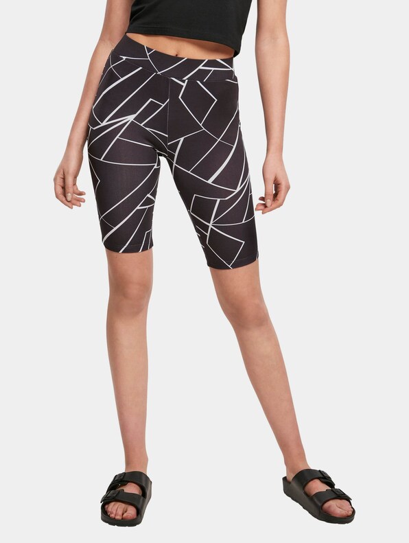 Ladies Aop Cycle Shorts-0