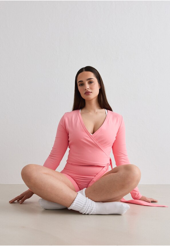 Shape Seamless Wrap Long Sleeve-3