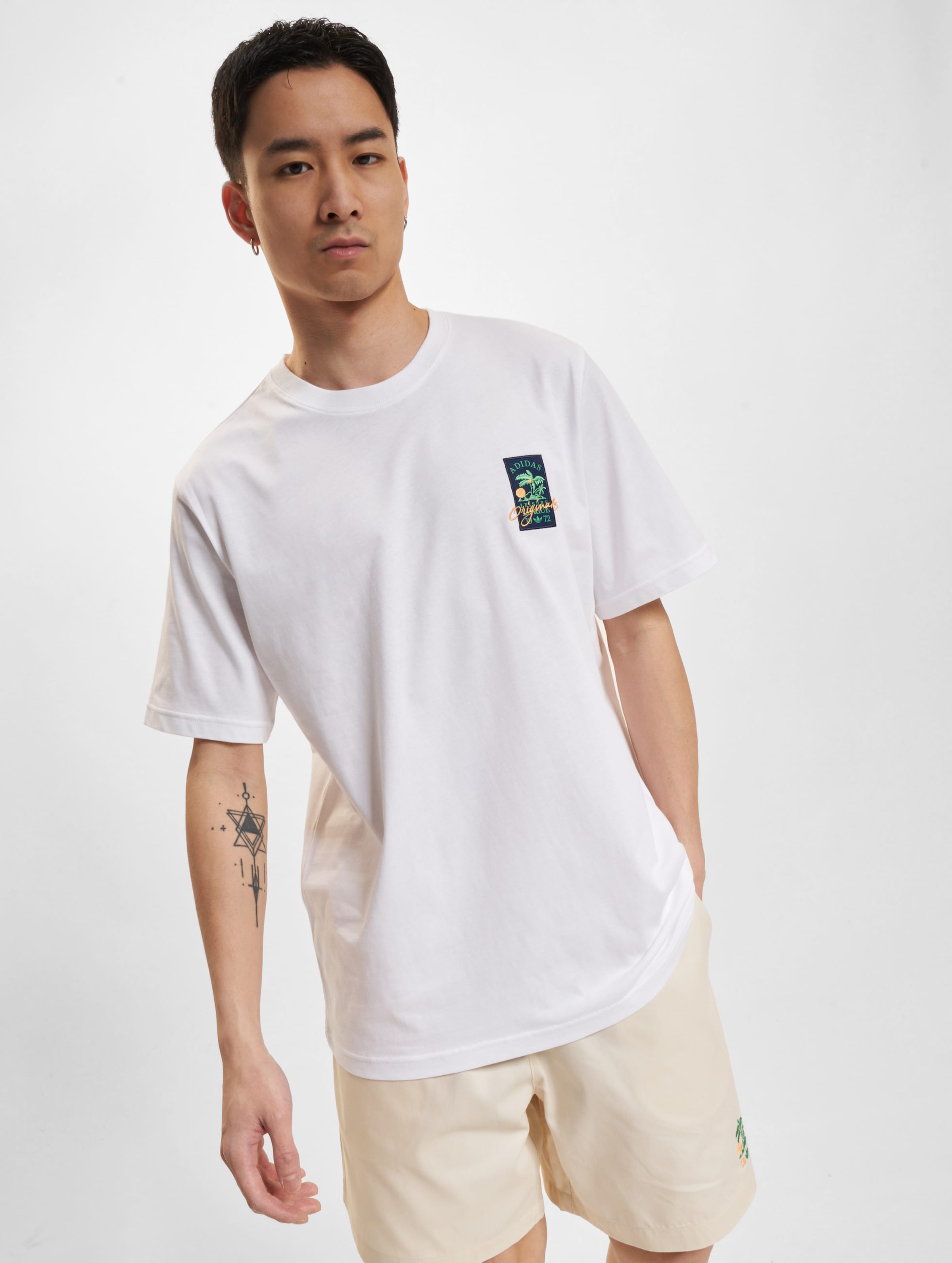 adidas Originals OLL Badge T-Shirts Mannen op kleur wit, Maat XL