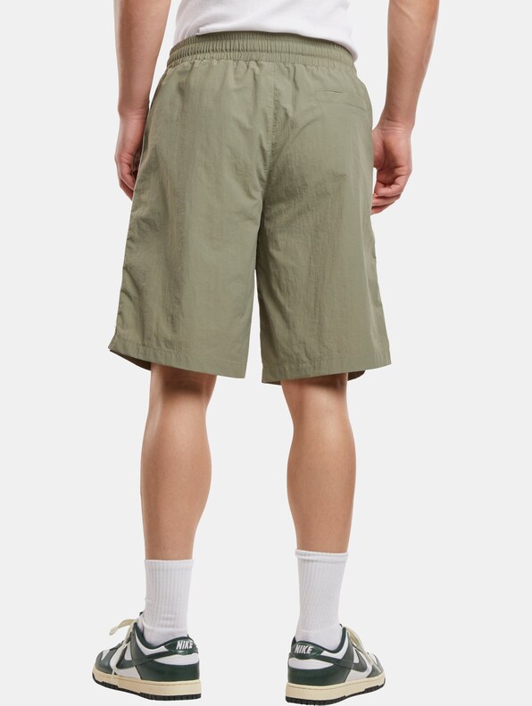 Board Shorts With Patched Stripe-1