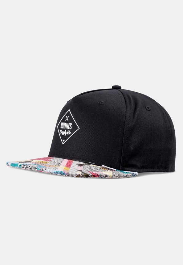 5 Panel Snapback Cap Rubber Aztek-2