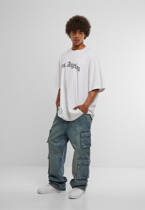 Los Angeles Wording New Huge Tee-2