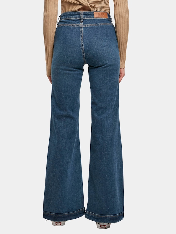 Three Tone Color Block Flare Jeans 70s Vintage - Temu Germany