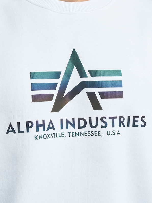 Alpha Industries Basic Rainbow Reflective Print Pullover-4