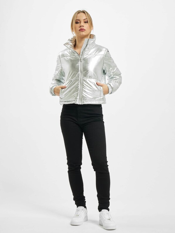 Urban Classics Ladies Metalic Puffer Jacket-7