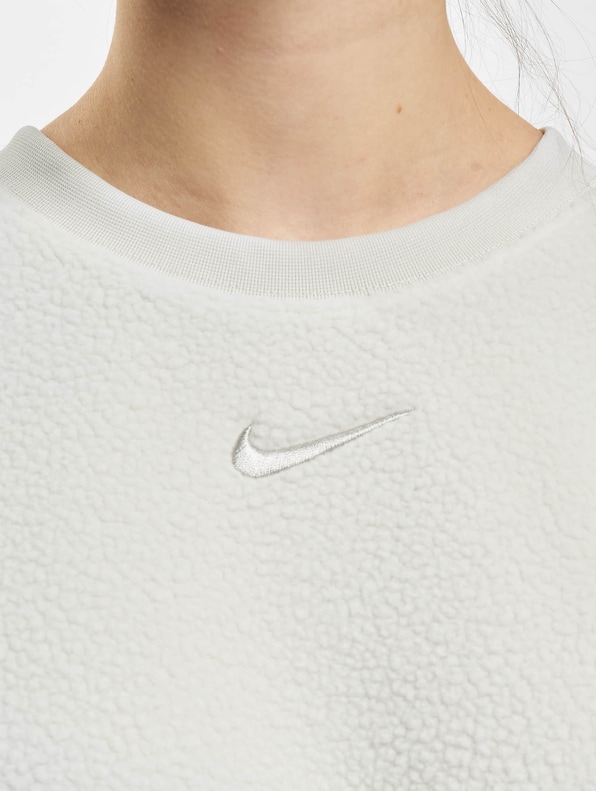 Nike Crop Crew Sweatshirt Light Bone/Iron-3