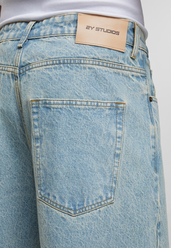 Joran Open Hem Baggy Shorts-6