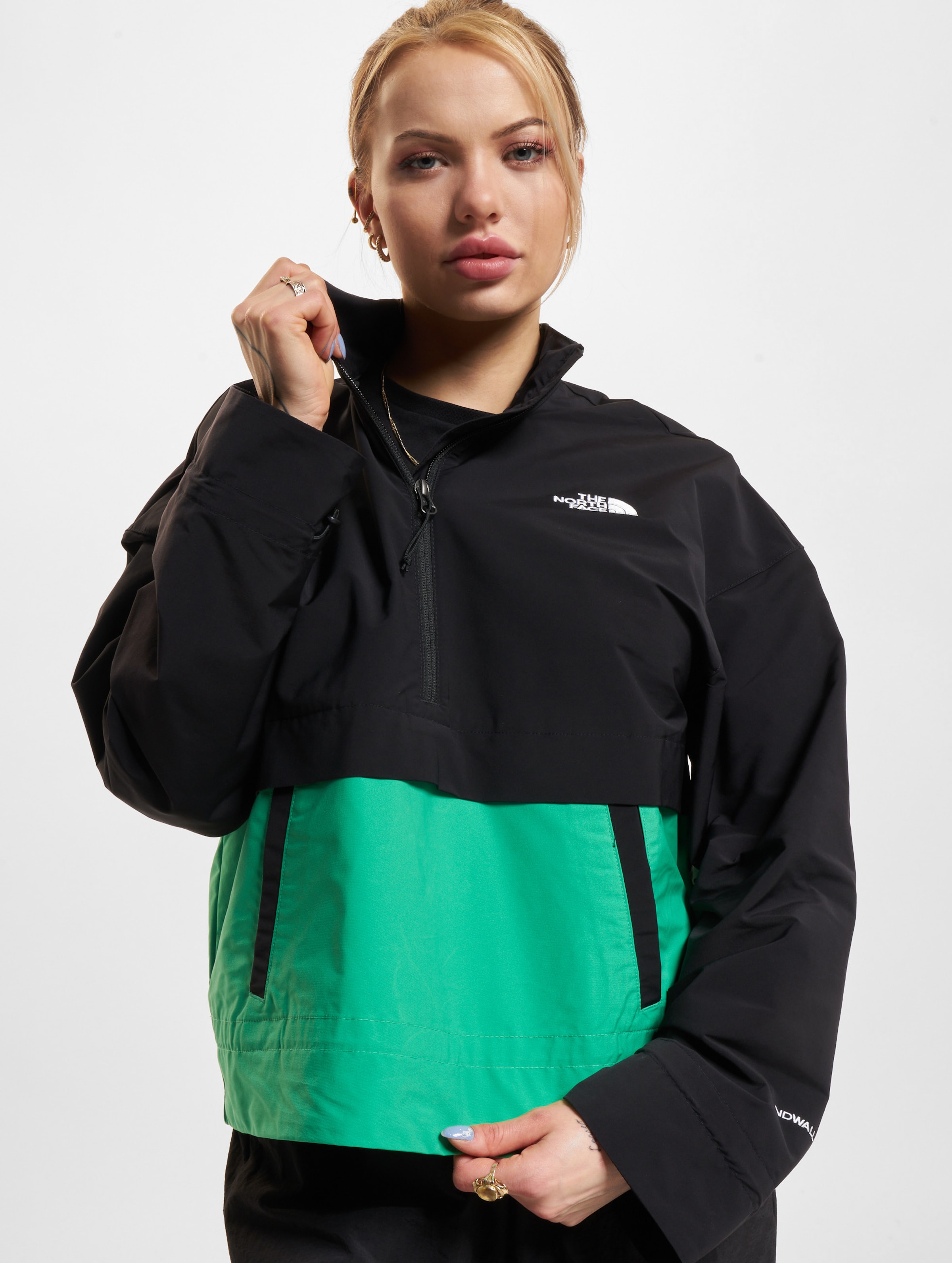 The North Face Easy Wind Pullover Vrouwen op kleur zwart, Maat XL