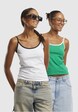  Ladies Contrast Basic -0