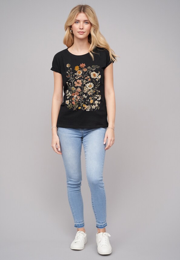Ladies 77 Botanical Tee-4