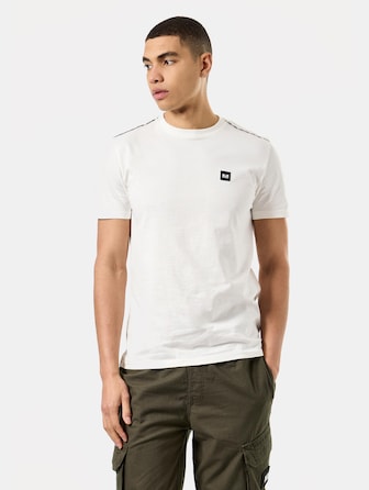 Weekend Offender MANUEL TEE WITH CHECK PIPING