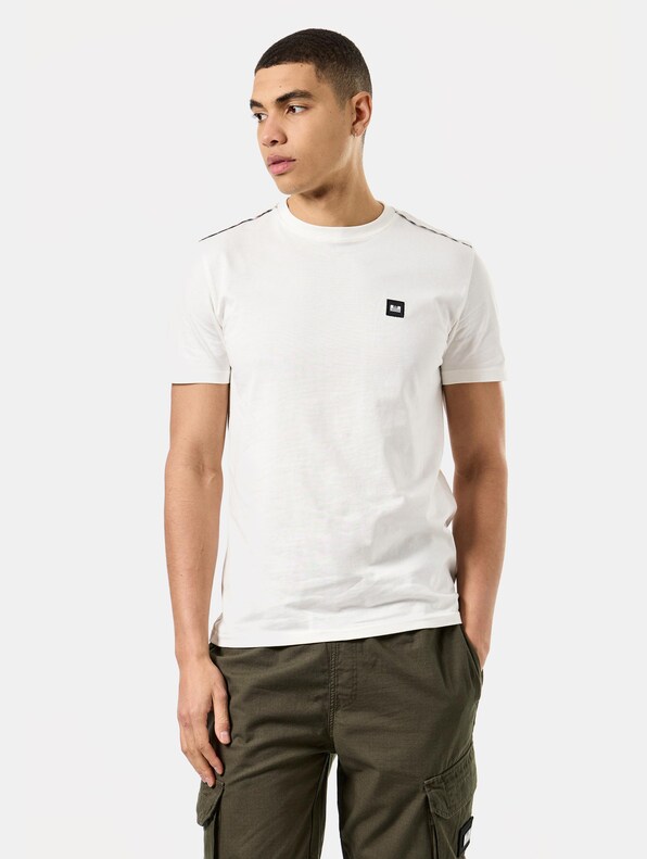 Weekend Offender MANUEL TEE WITH CHECK PIPING-0
