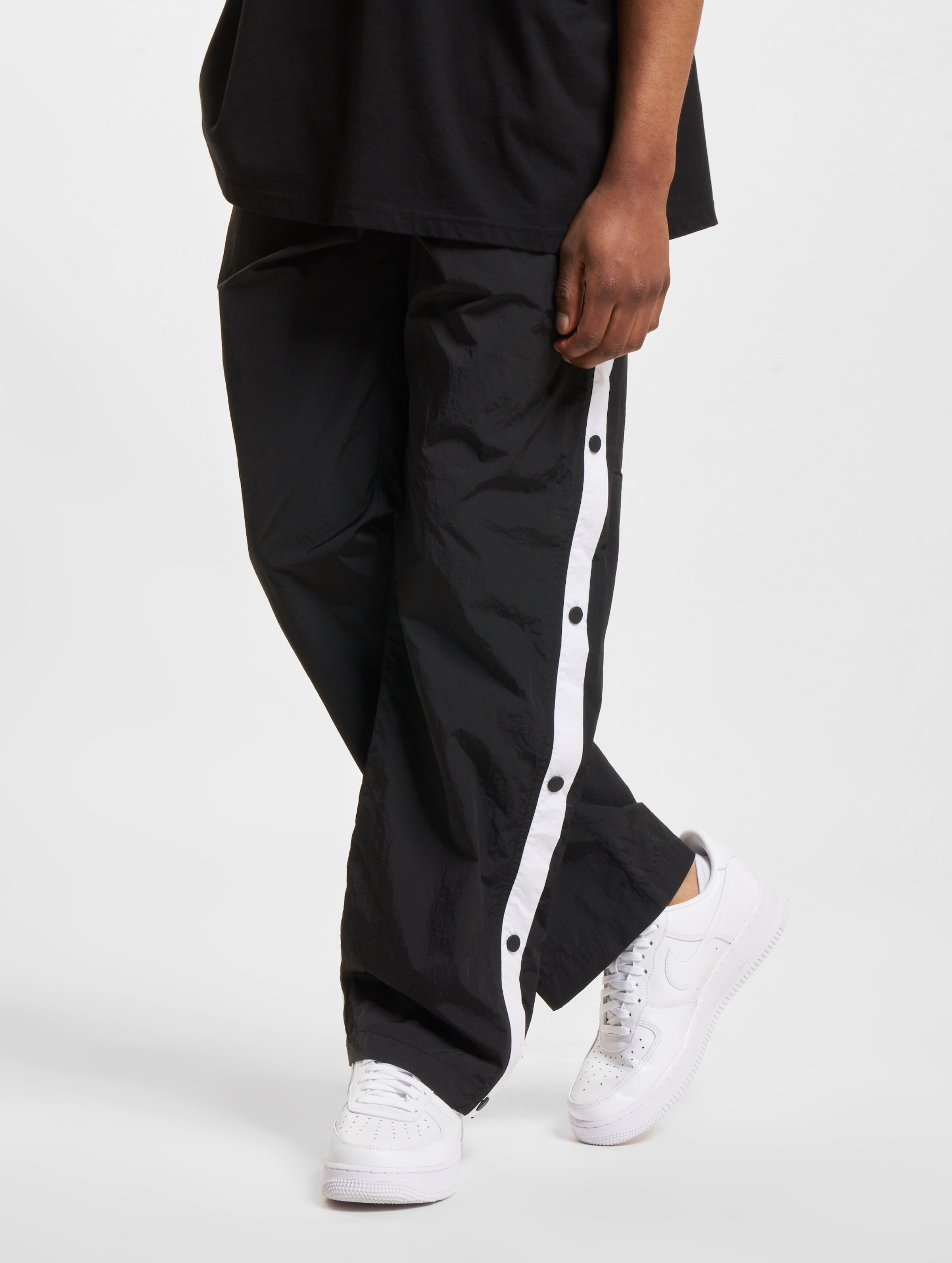 Tommy Jeans Snap Button Trainingshose Männer,Unisex op kleur zwart, Maat XL