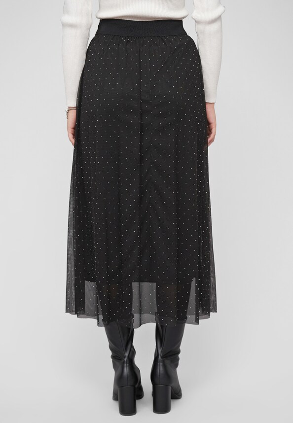 Longform Skirt with rhinestones-1