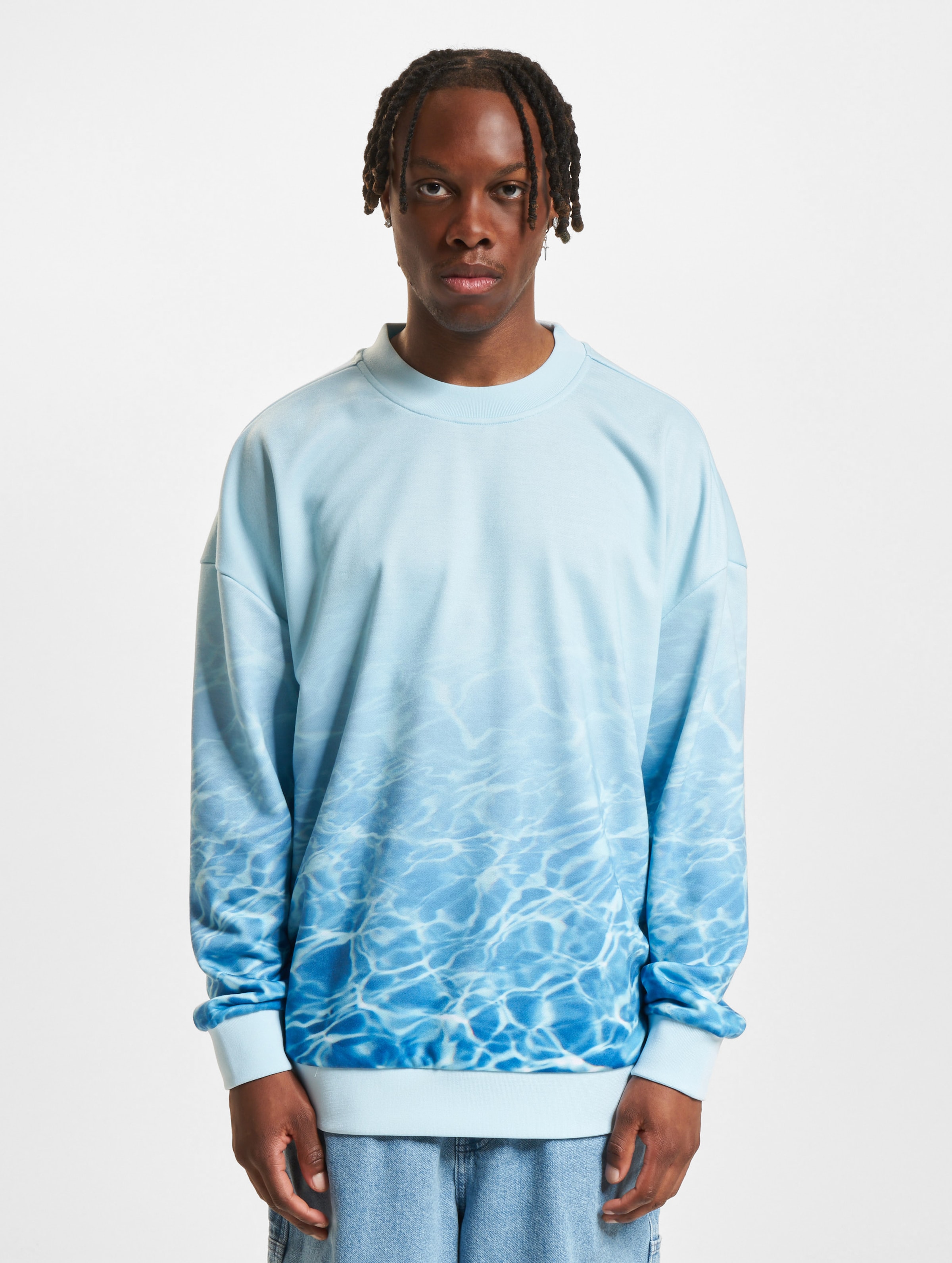 Just Rhyse Floating Pullover Unisex op kleur blauw, Maat S