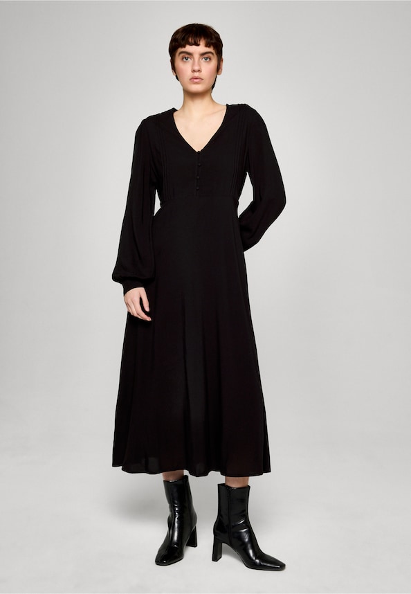 VIPAYA L/S MIDI DRESS/SU - NOOS-0