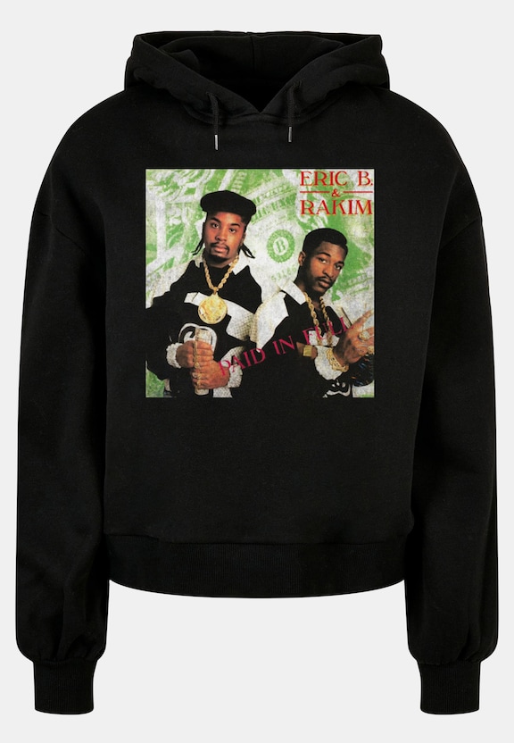 Ladies Eric B & Rakim - Paid in full Organic Oversized Hoody-4