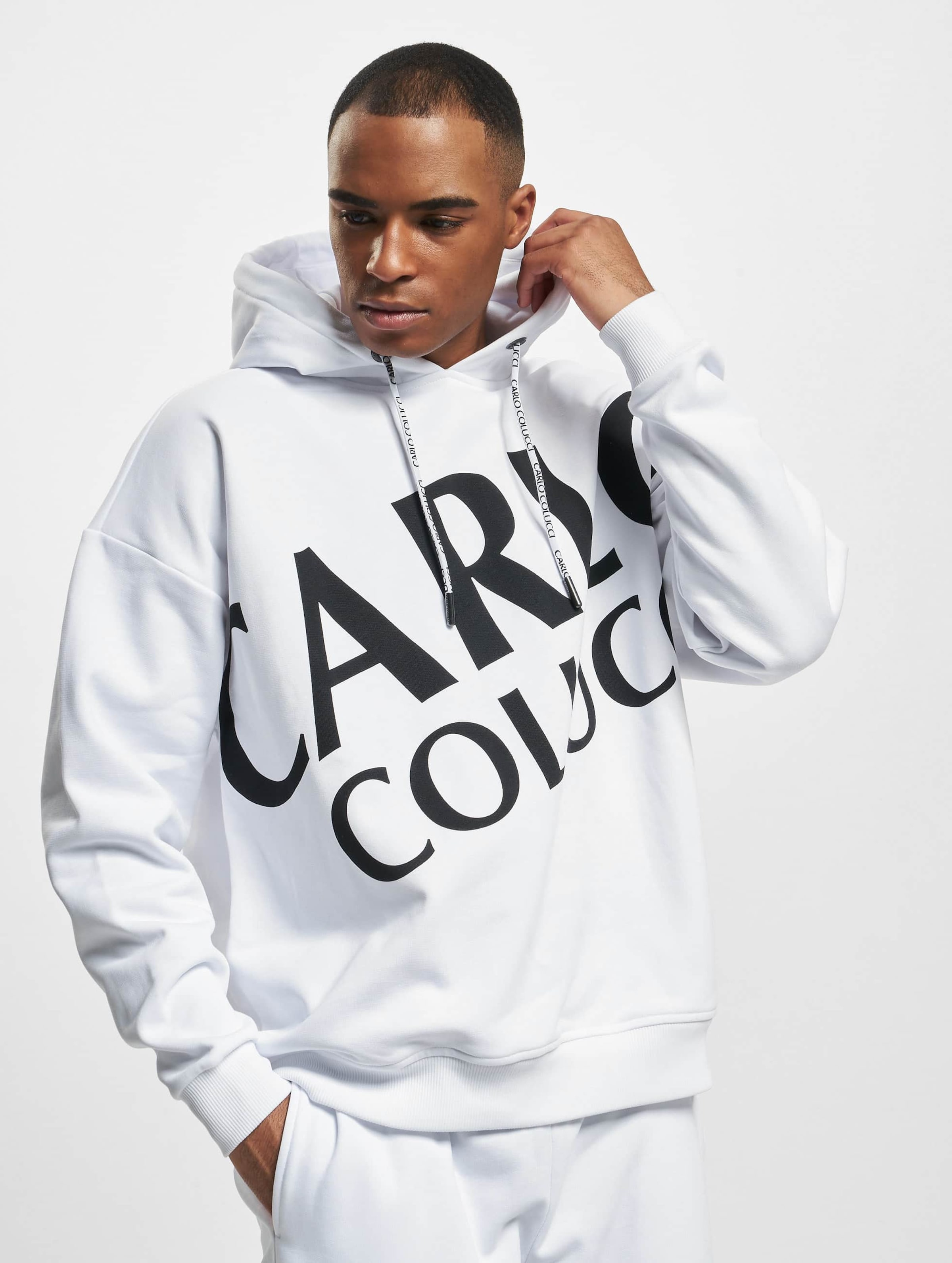 Carlo colucci hoodie outlet white