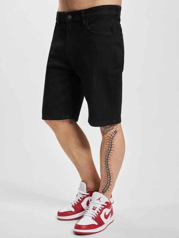 Denim Project Dpreg. Fit Shorts Black Stone-2