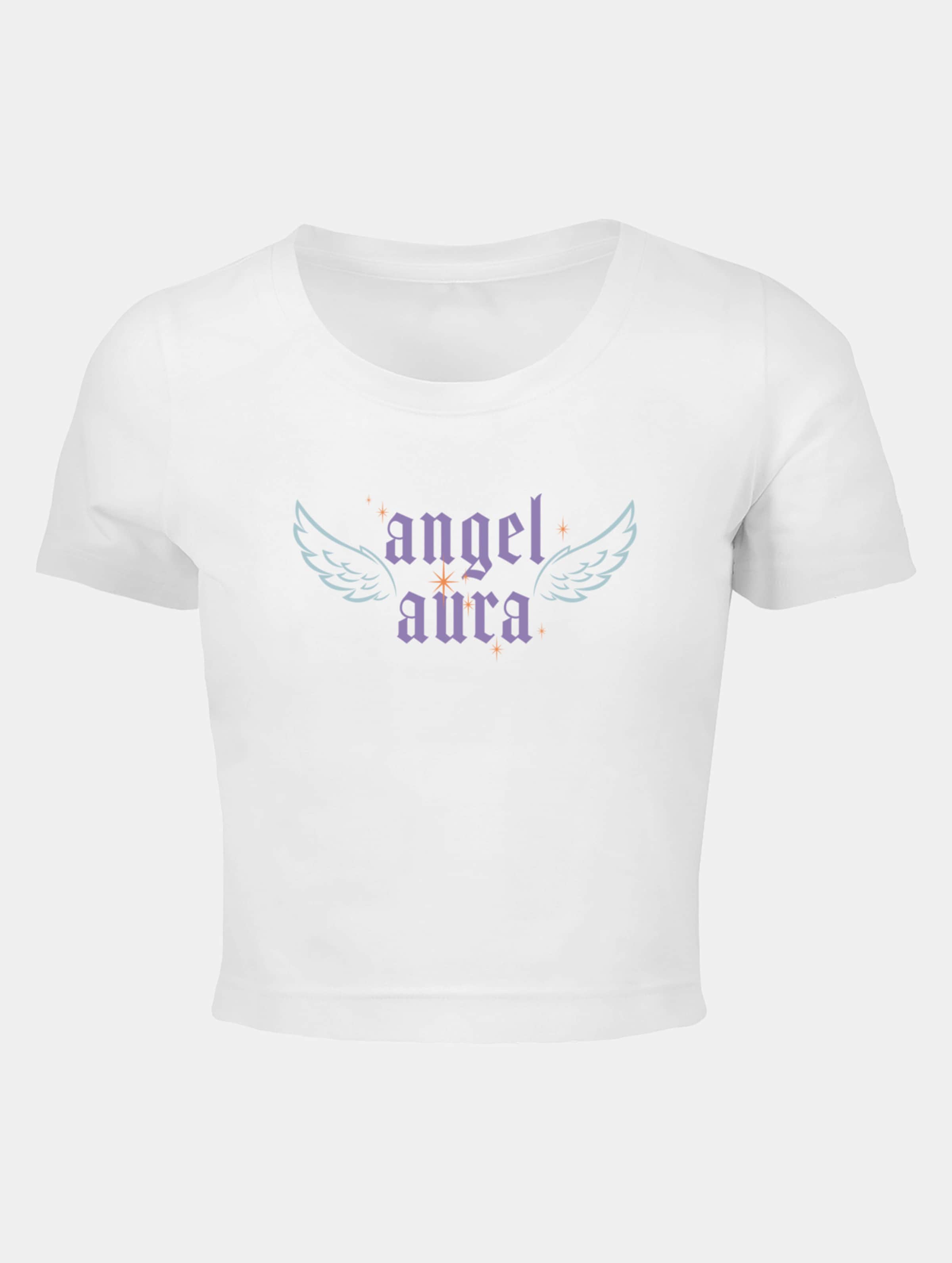 Miss Tee Angel Aura T-Shirts Frauen,Unisex op kleur wit, Maat S