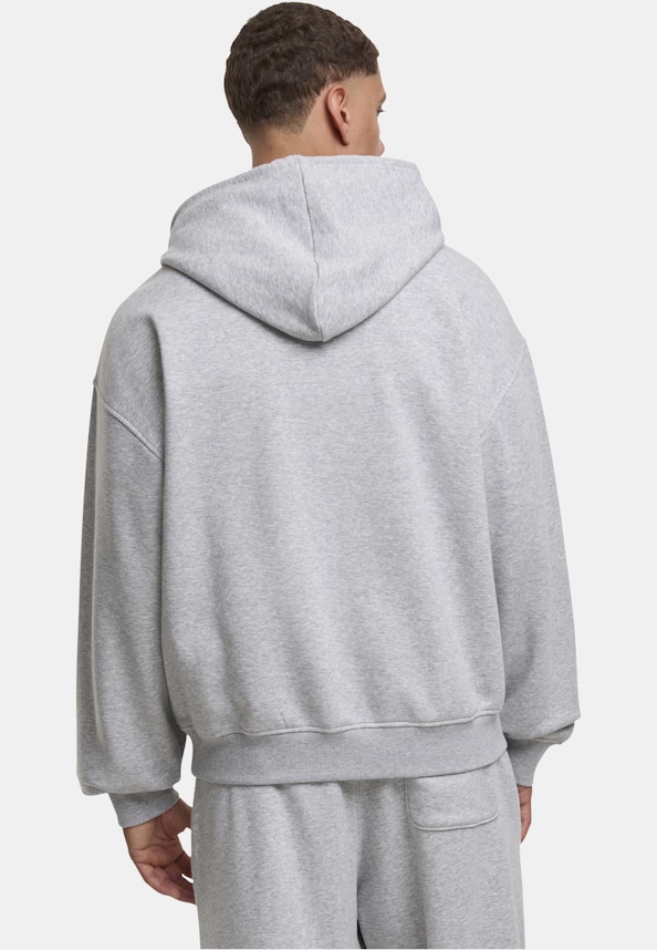 KNIT PANEL TR CINCHED HOODIE-1