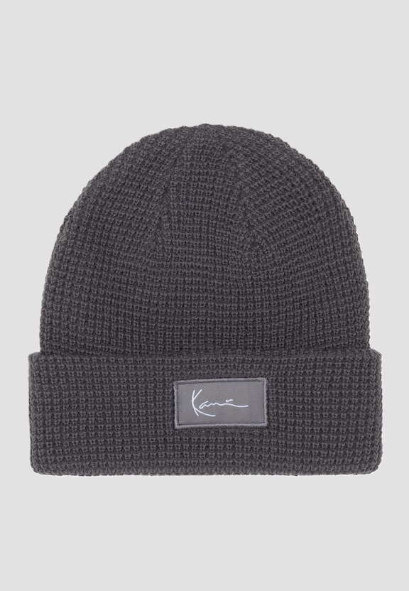 KA-241-032-4 Karl Kani Woven Signature Waffle Beanie-0